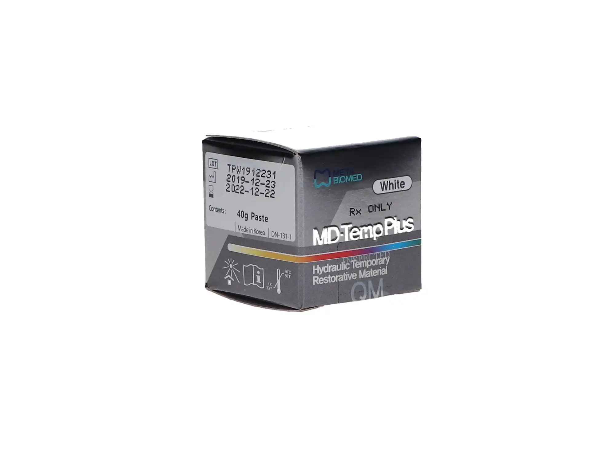 MD Temp Temporary Filling Material, Self-Cure, 40 g, White, 1/Pk, CE300 thumbnail 5