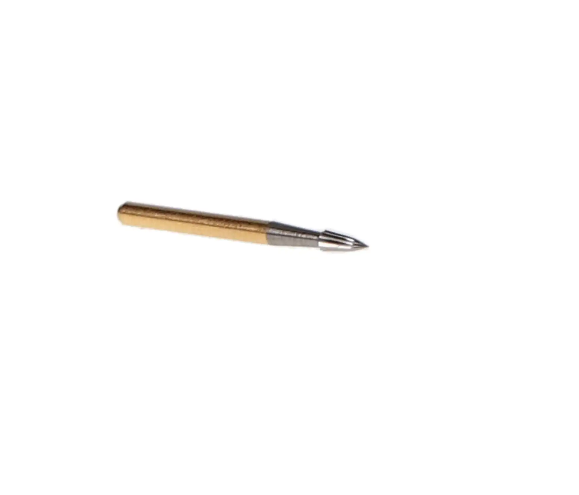 House Brand 12-Blade Trimming & Finishing Carbide Bur, FG, Flame, #7104, 5/Pk, TFB7104 thumbnail 3
