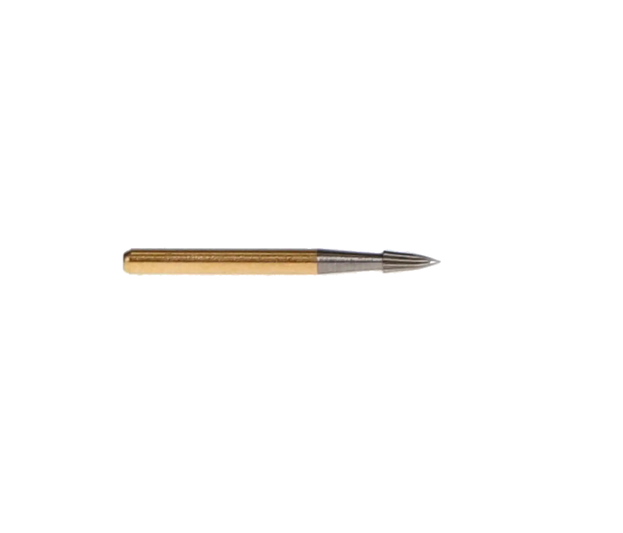 House Brand 12-Blade Trimming & Finishing Carbide Bur, FG, Flame, #7104, 5/Pk, TFB7104 thumbnail 5