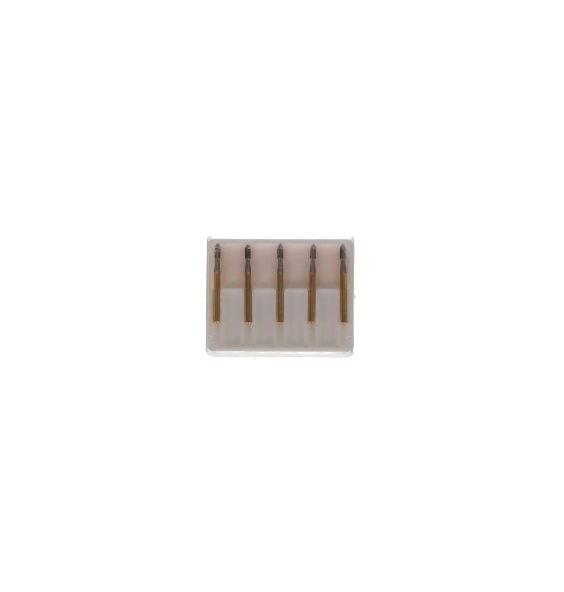 House Brand 12-Blade Trimming & Finishing Carbide Bur, FG, Egg Shape, #7404, 5/Pack, TFB7404 thumbnail 4