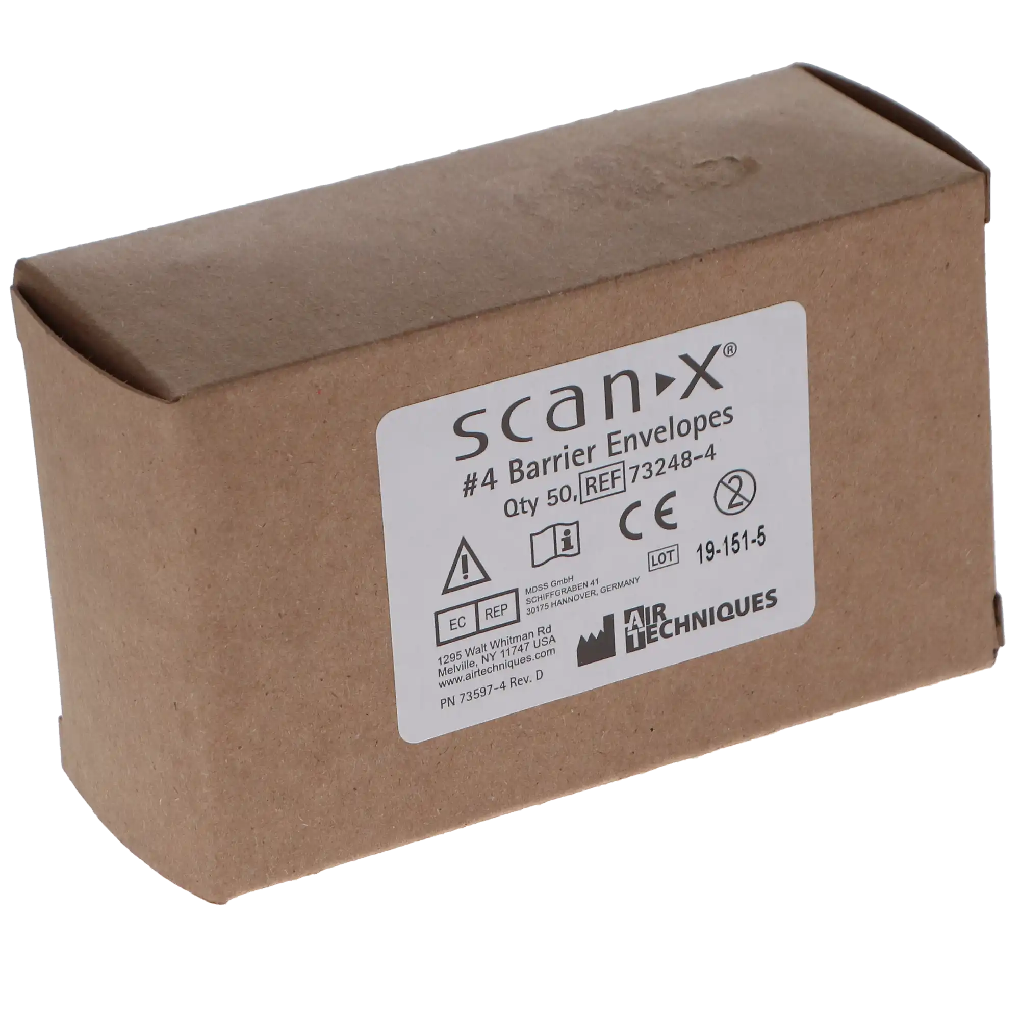 ScanX Barrier Envelopes, Size 4, Black, 50/Box, 73248-4 thumbnail 5