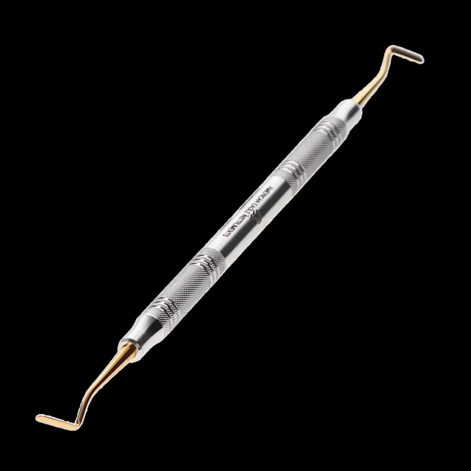 American Eagle XP Composite 4 Instrument, Paddle/Paddle, Double-Ended, Titanium Nitride, 1/4" Stainless Steel Handle, AEC4TN thumbnail 2