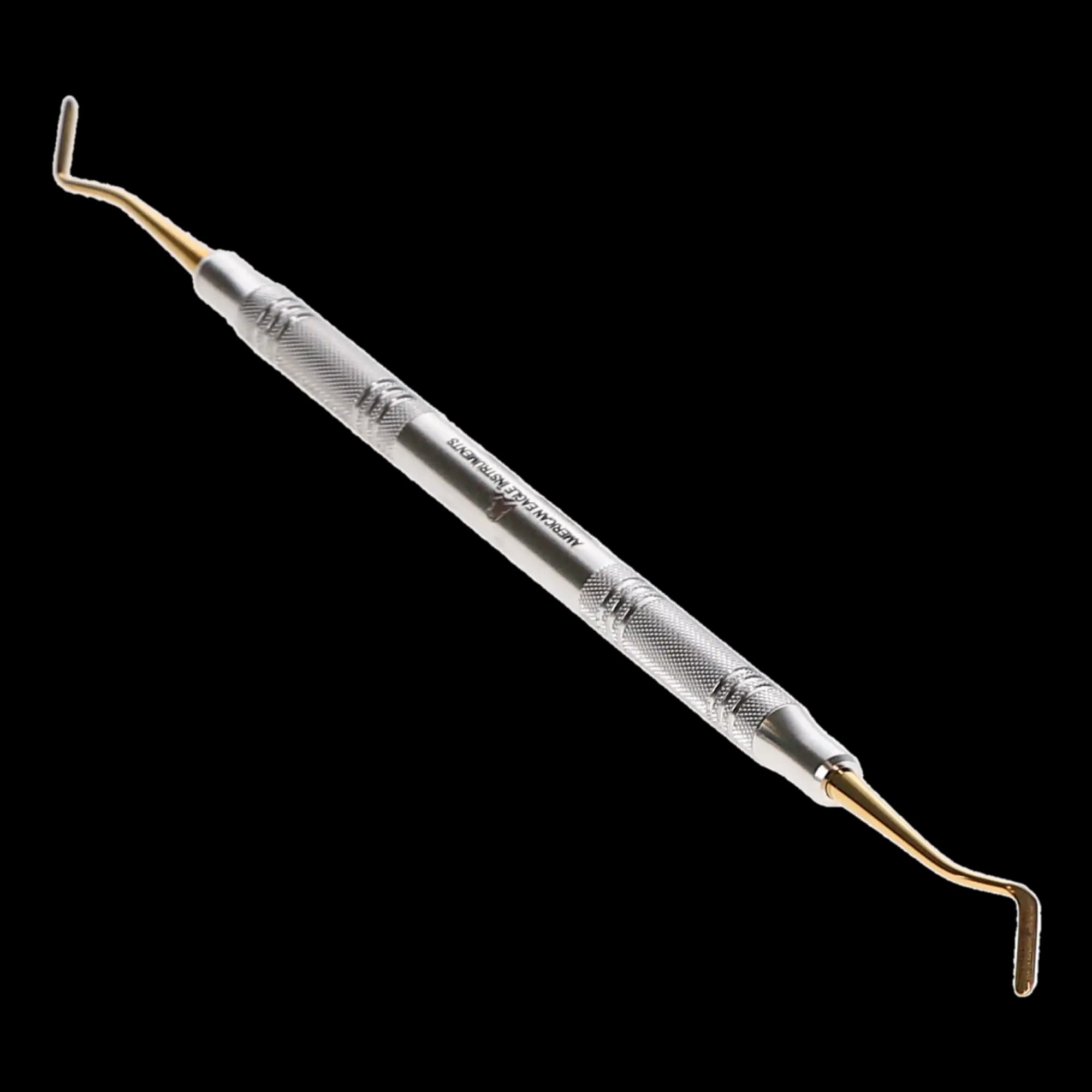 American Eagle XP Composite 4 Instrument, Paddle/Paddle, Double-Ended, Titanium Nitride, 1/4" Stainless Steel Handle, AEC4TN thumbnail 3