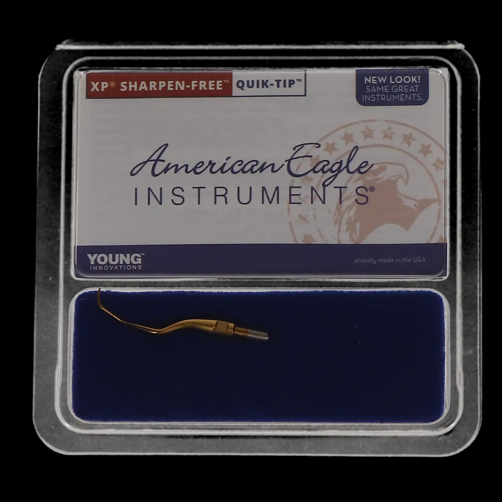 American Eagle Instruments Standard Gracey Curette, XP Quik-Tip, #13, Cone Socket, Carbon Steel, 1/Pk, AEG13XPQT thumbnail 5
