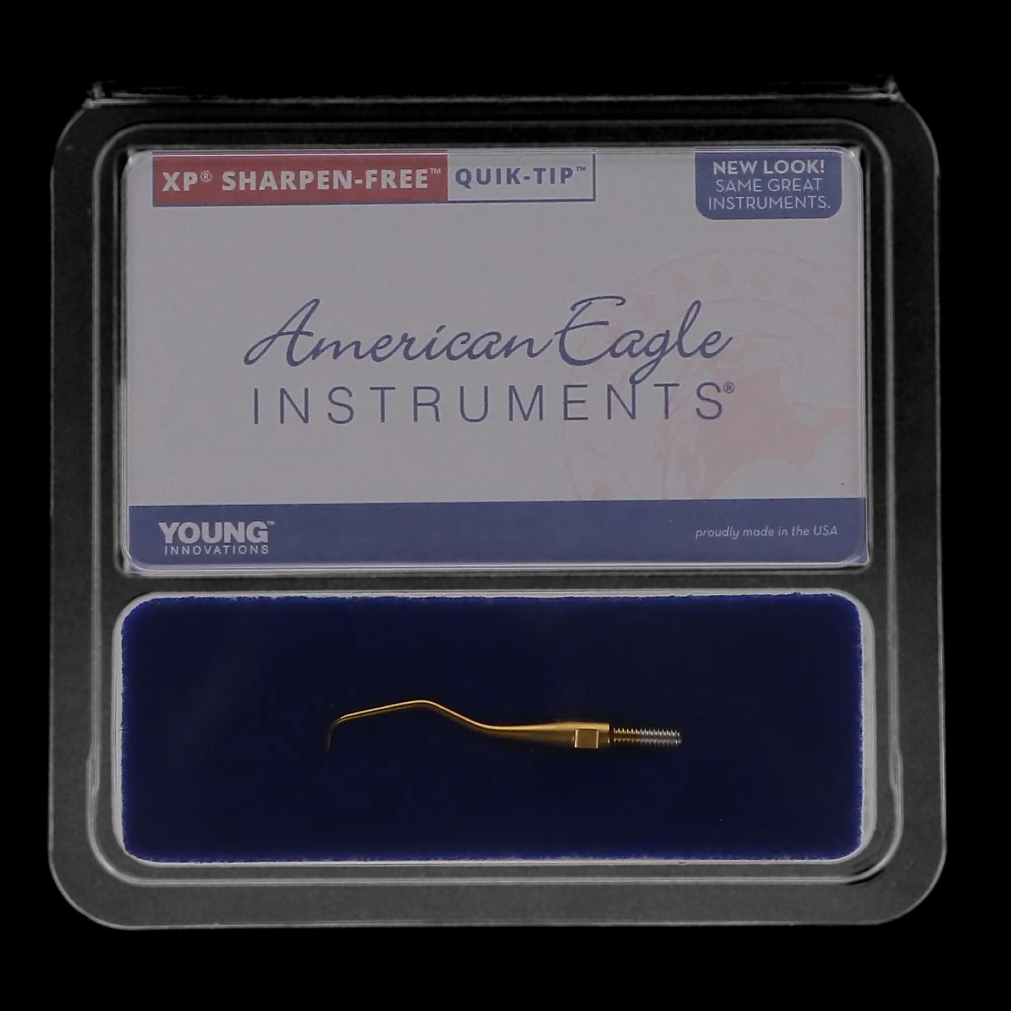 American Eagle Instruments Standard Gracey Curette, XP Quik-Tip, #2, Cone Socket, Carbon Steel, 1/Pk, AEG2XPQT thumbnail 5
