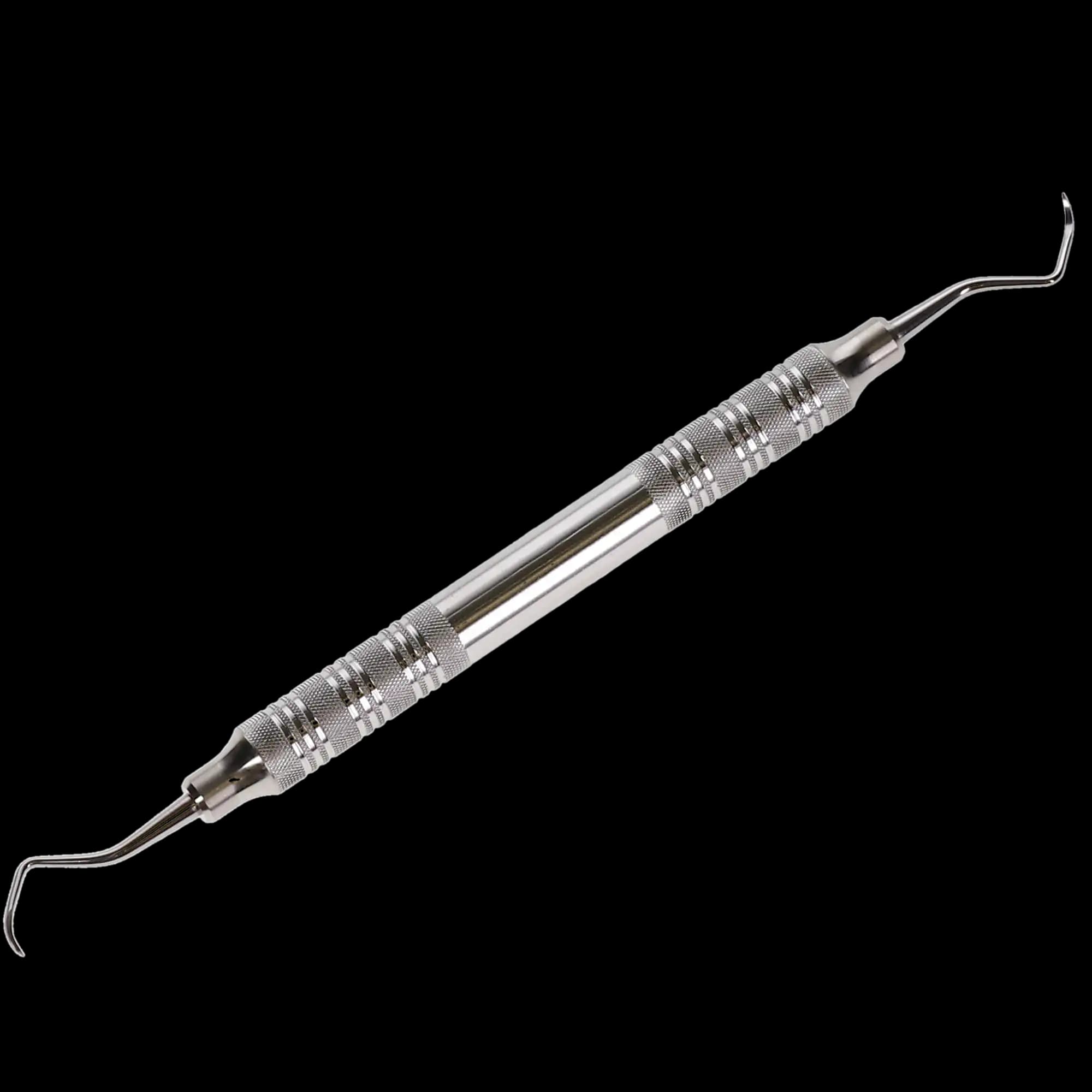 American Eagle McCall 13-14S Universal Curette, Double-Ended, Posterior, Sharp Point, EagleLite Stainless Steel Handle, 3/8", AECM13-14SZ thumbnail 3
