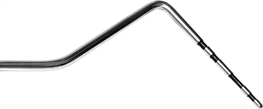 American Eagle Probe N2 Black, Double-Ended, Nabers, Stainless Steel, 3-6-9-12mm Markings, AEPN2B - Probe N2 Black - Image 1