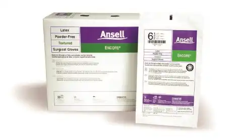Encore PF Sterile Surgical Gloves, Powder-Free, Latex, Textured, Size 6.5, Natural, 50 Pairs/Box, 5785002 thumbnail 9