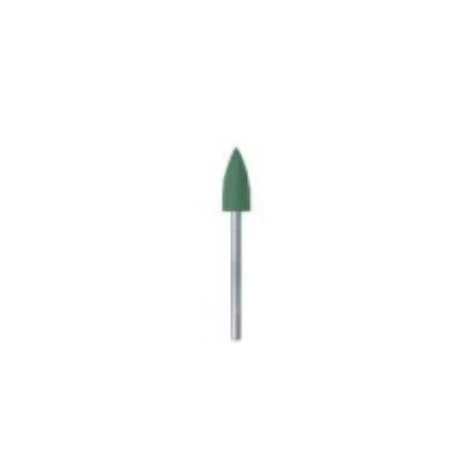 NTI Acrylic Polisher, Coarse (Green), Flame Shape, HP Shank, 15.5 mm, 6/Pkg, P0679 thumbnail 3
