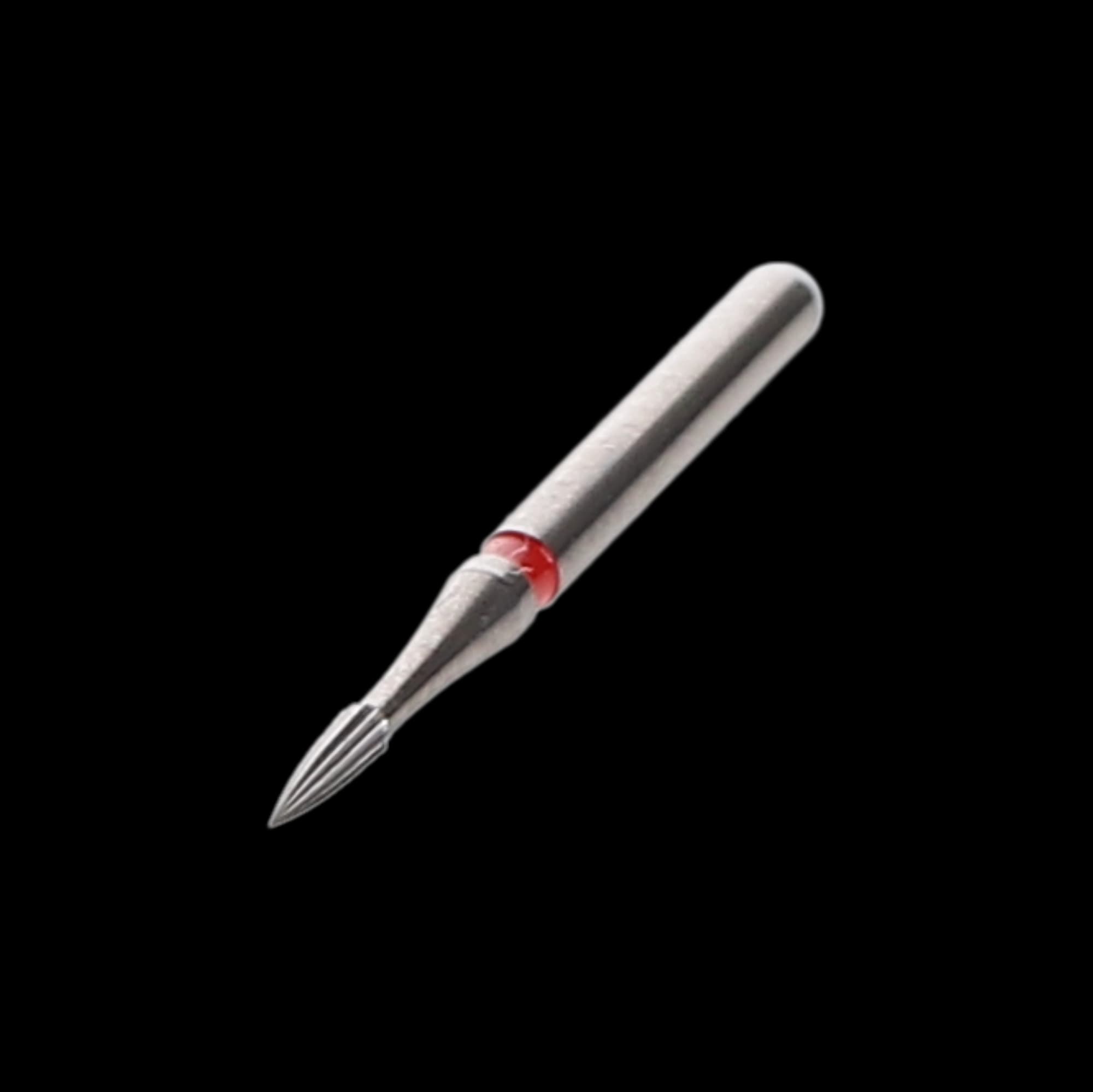 NTI 12-Fluted Trimming & Finishing Carbide Bur, FG, Flame Shape, #7902, 1.0 mm Diameter, 5/Pk, H246-010 thumbnail 3
