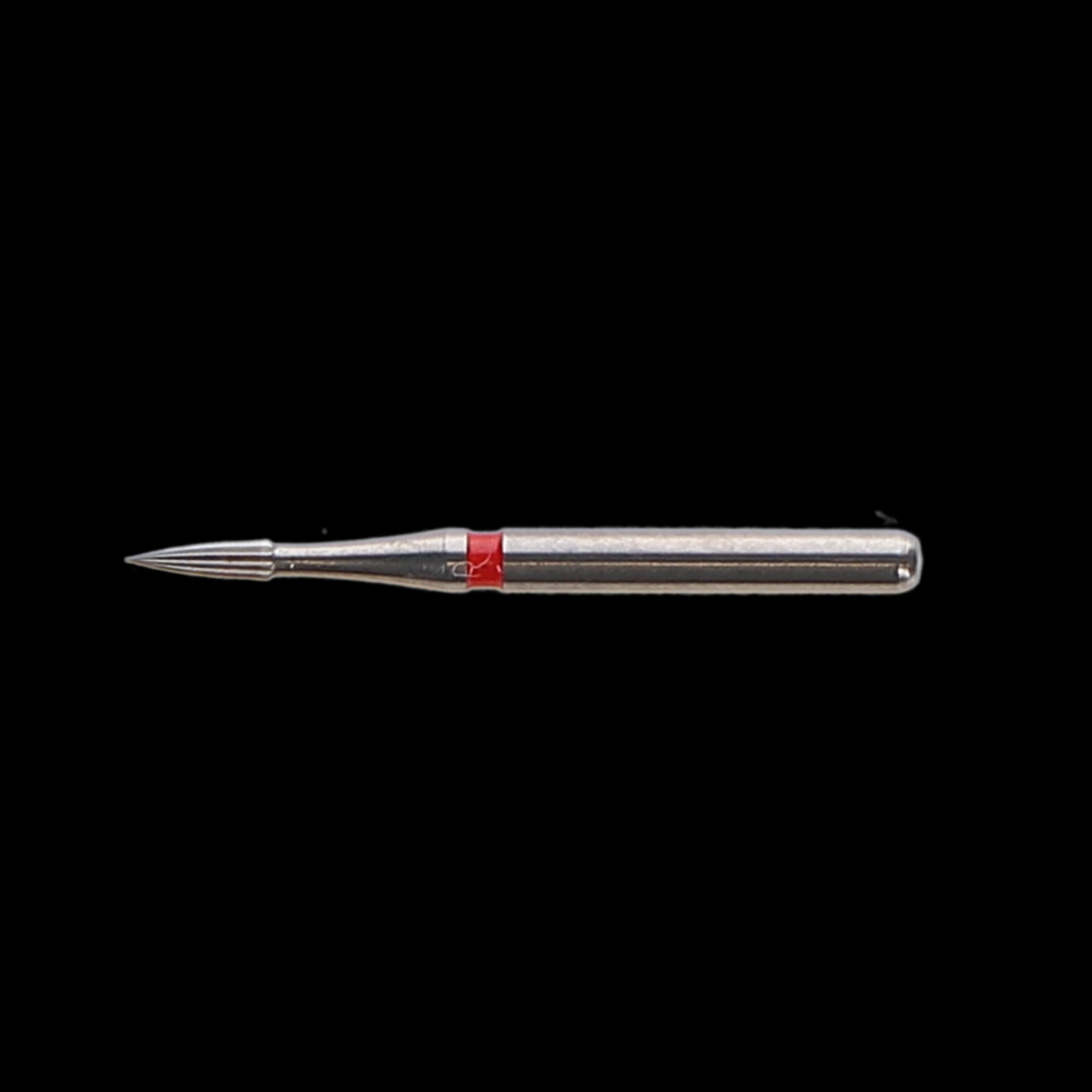 NTI 12-Fluted Trimming & Finishing Carbide Bur, FG, Flame Shape, #7902, 1.0 mm Diameter, 5/Pk, H246-010 thumbnail 2