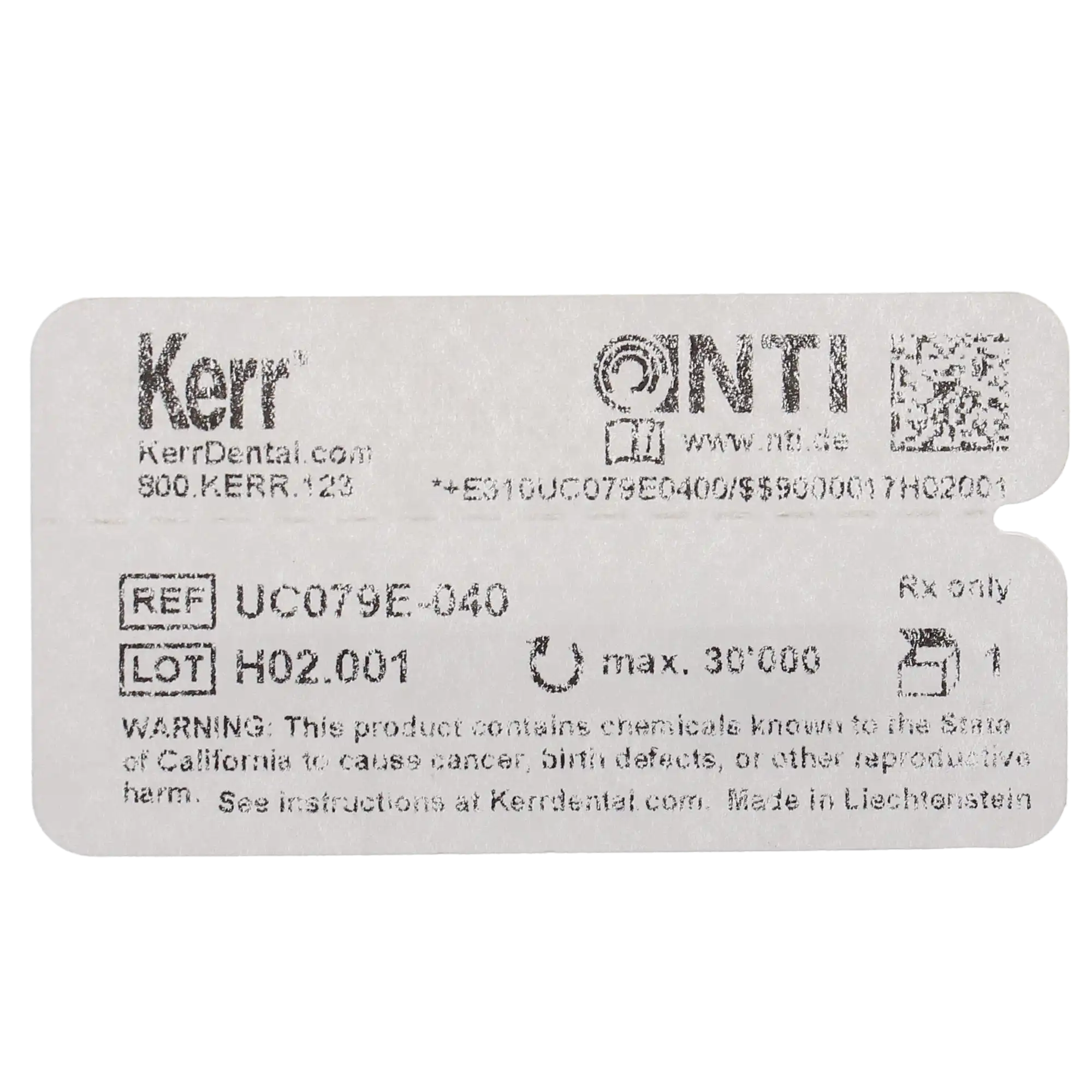 NTI Universal Cutter, Regular Cross Cut, Round End Taper, HP, 4.0 mm x 14 mm, Blue Ring, UC079E-040 thumbnail 5