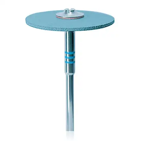 Kerr CeraGlaze Polisher, Refining, HP, Knife Edge, 25 mm, Fine, Blue, 1/Pk, P3010 - CeraGlaze Polishers, Refining, HP, Knife Edge, 25 mm, Fine, Blue, 1/Pk - Image 1