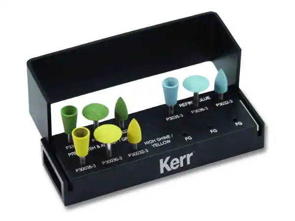 Kerr CeraGlaze Ultimate Porcelain Adjusting and Polishing Logic Set, RA, 9-Piece, LS-506 thumbnail 7