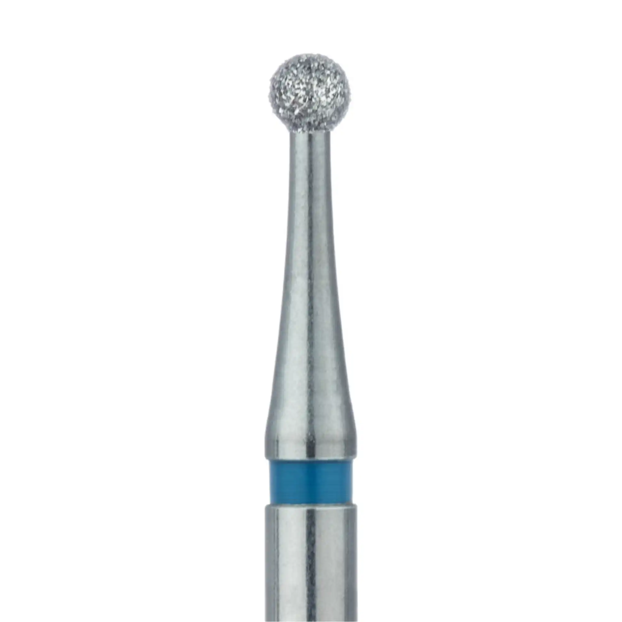NTI Diamond Bur, FG, Round, # M801, 2.1 mm, Medium Grit, Gray, 5/Pk, M801-021 thumbnail 2