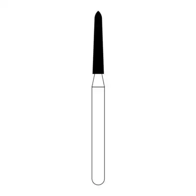 NTI Diamond Bur, Friction Grip, Medium, 878K-014M-FG - NTI Diamond 878K-014M-FG - Image 1