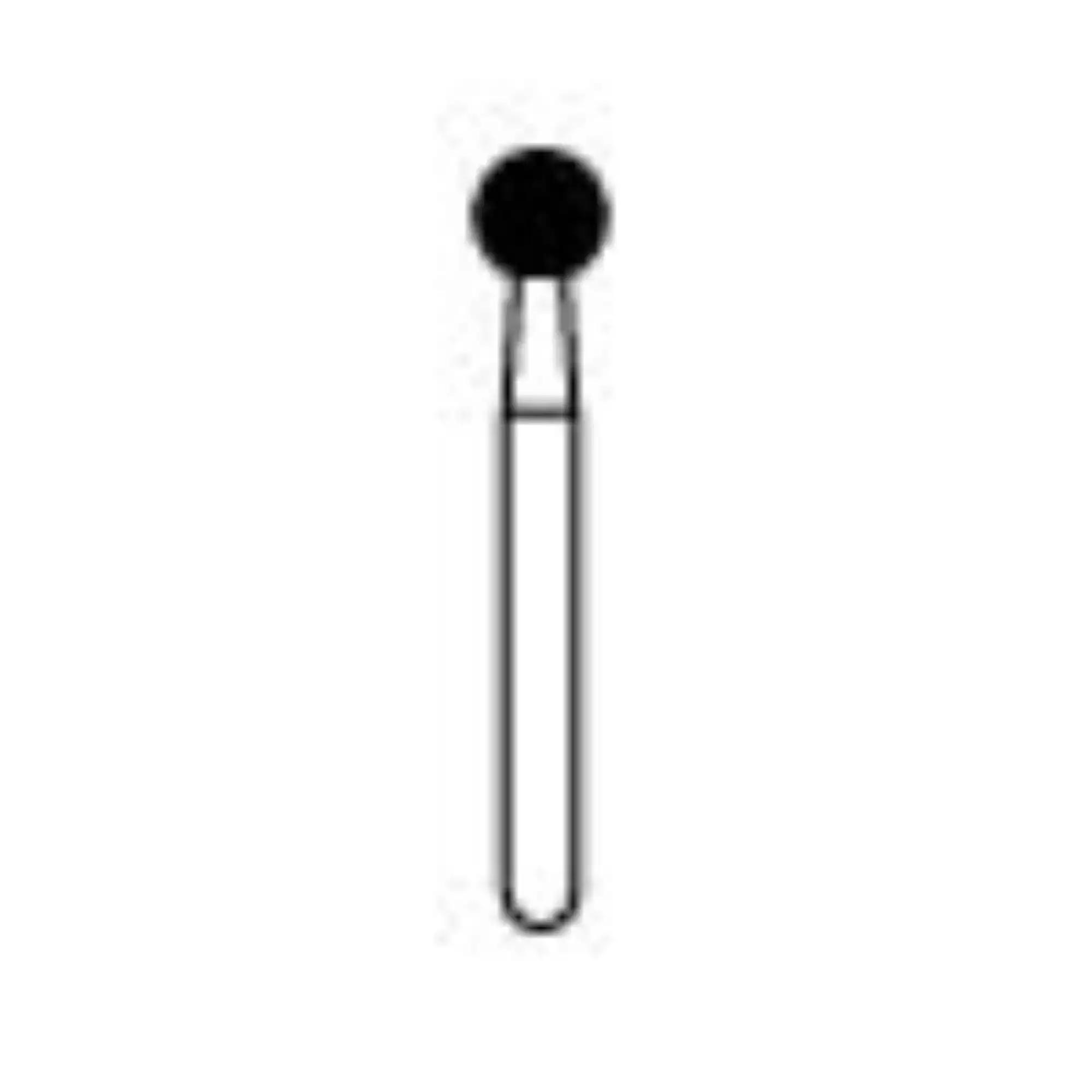 NTI Diamond Bur, FG, Round, #801, 2.9 mm, Fine Grit, Red Ring, 5/Pk, F801-029 thumbnail 6