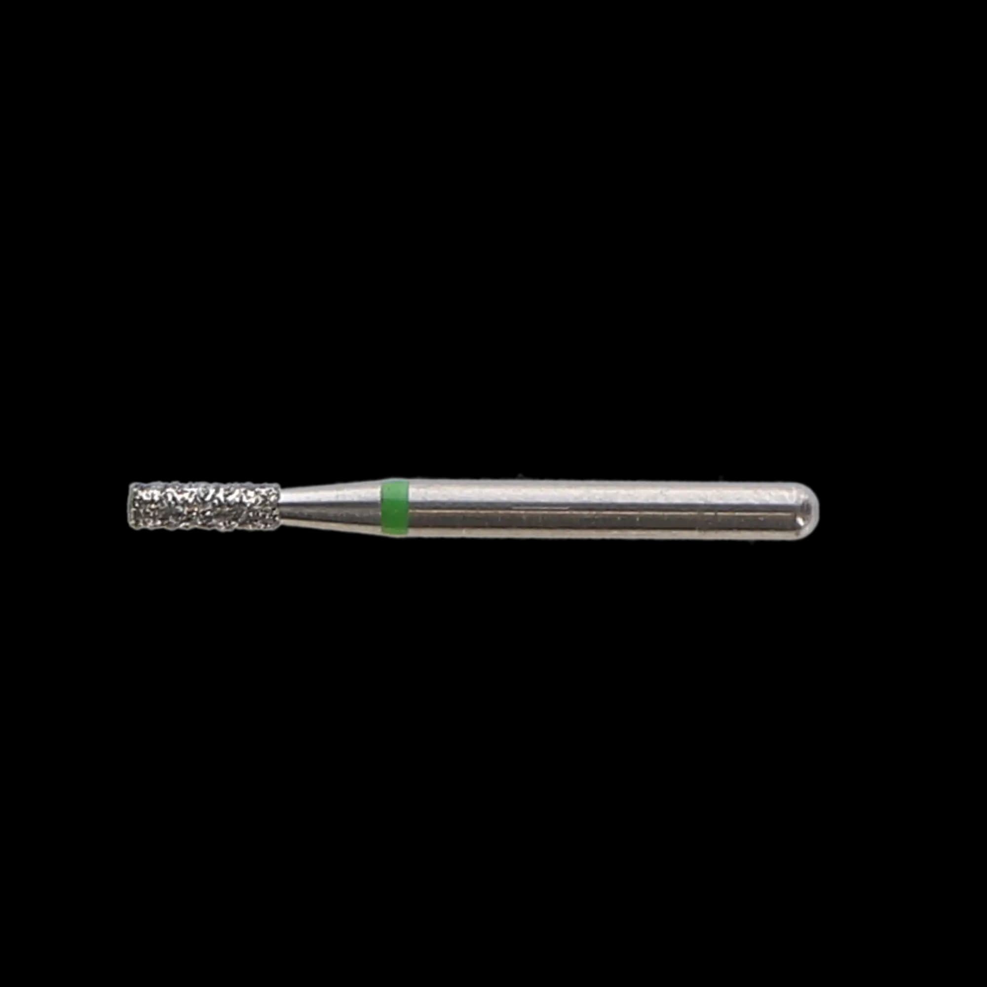 NTI Diamond Bur, FG, Cylinder Flat End, #C835, 1.2 mm Diameter, 4.0 mm Length, Coarse, Green Ring, 5/Pk, C835-012 thumbnail 6