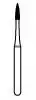 NTI Diamond Bur, FG, Flame, # C889, 1.0 mm, Coarse, Green, 5/Pk, C889-010 thumbnail 2