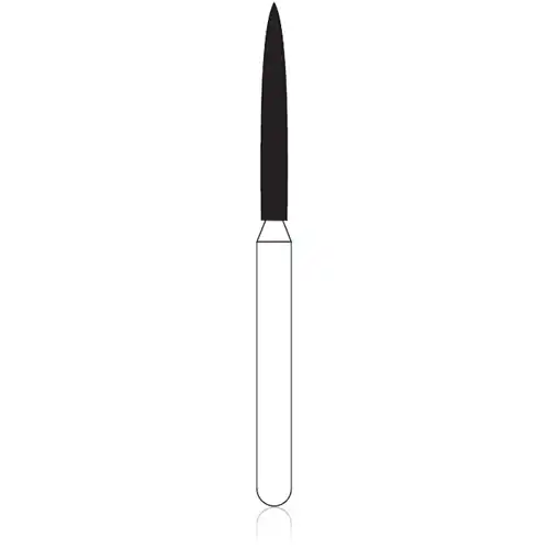 NTI Diamond Bur, FG, Donut, #M909, 3.7 mm, Medium Grit, Gray, 5/Pk, M909-037 thumbnail 2