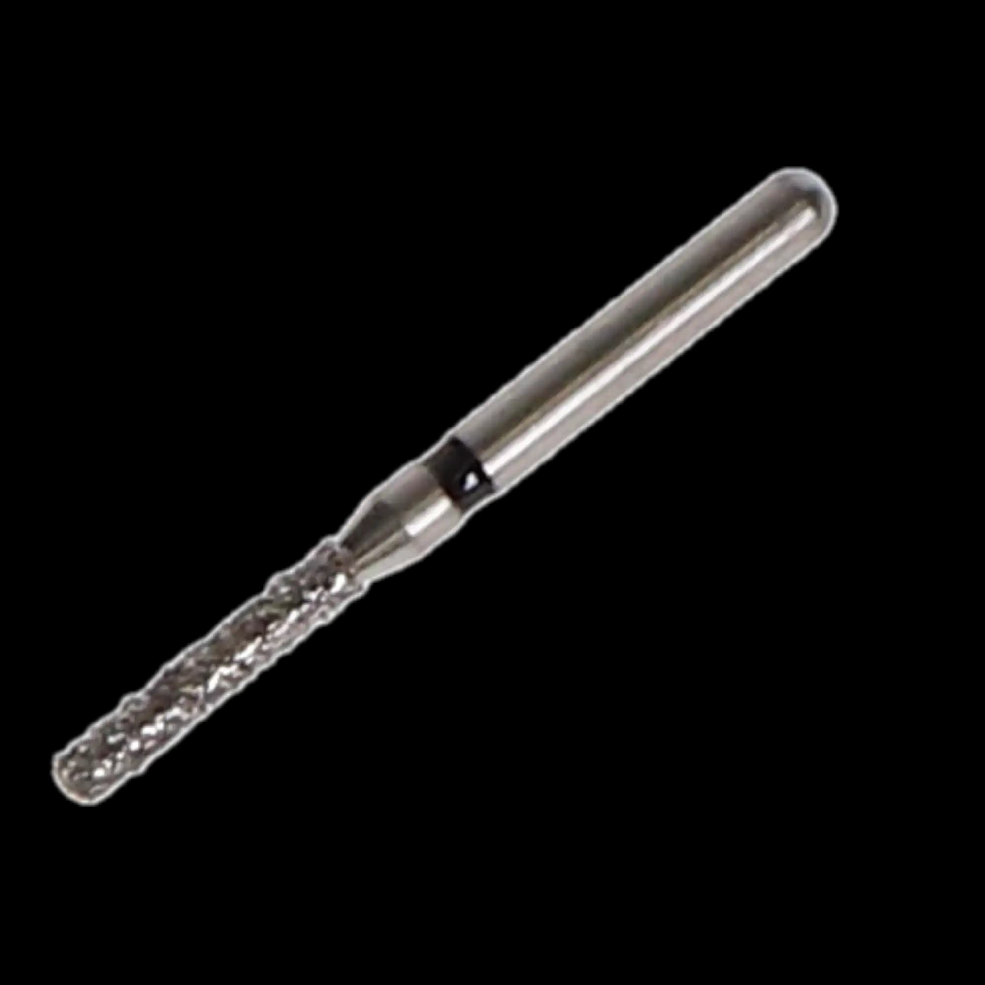 NTI Diamond Bur, FG, Cylinder Round End, #KS1, 1.2 mm, Super Coarse, Black, 5/Pk, KS1-012 thumbnail 4