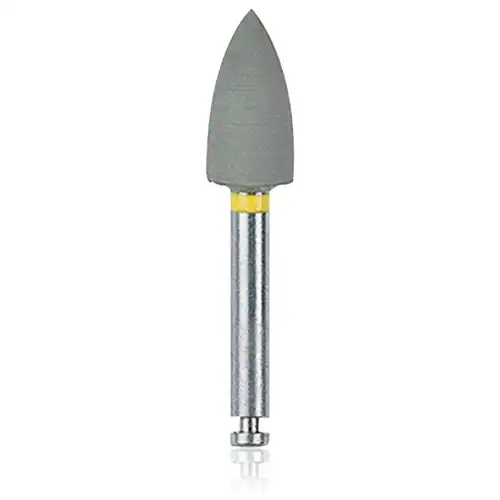 NTI Silicone Polishers, RA, Flame, Gray, Super High Shine for Porcelain, 10/Pk, P0372 thumbnail 3