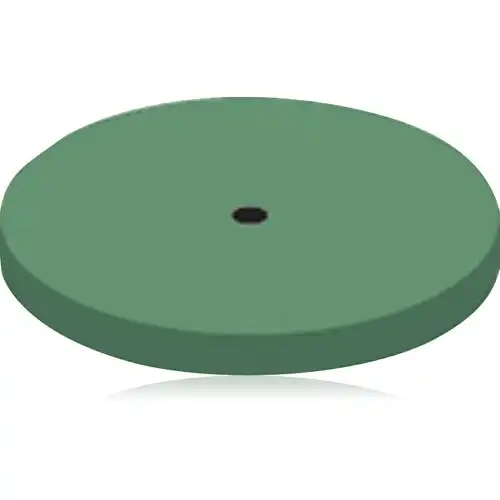 NTI Silicone Polishers, Unmounted, Large Disc, #220, 22 mm, Green, High Shine, 10/Pk, P0101-220 thumbnail 2