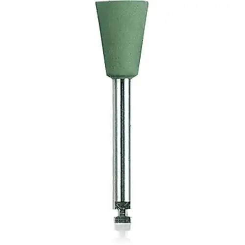 NTI Silicone Polisher, Green, Inverted Cone #60, RA Shank, 10/Pk, P0135-065 thumbnail 3