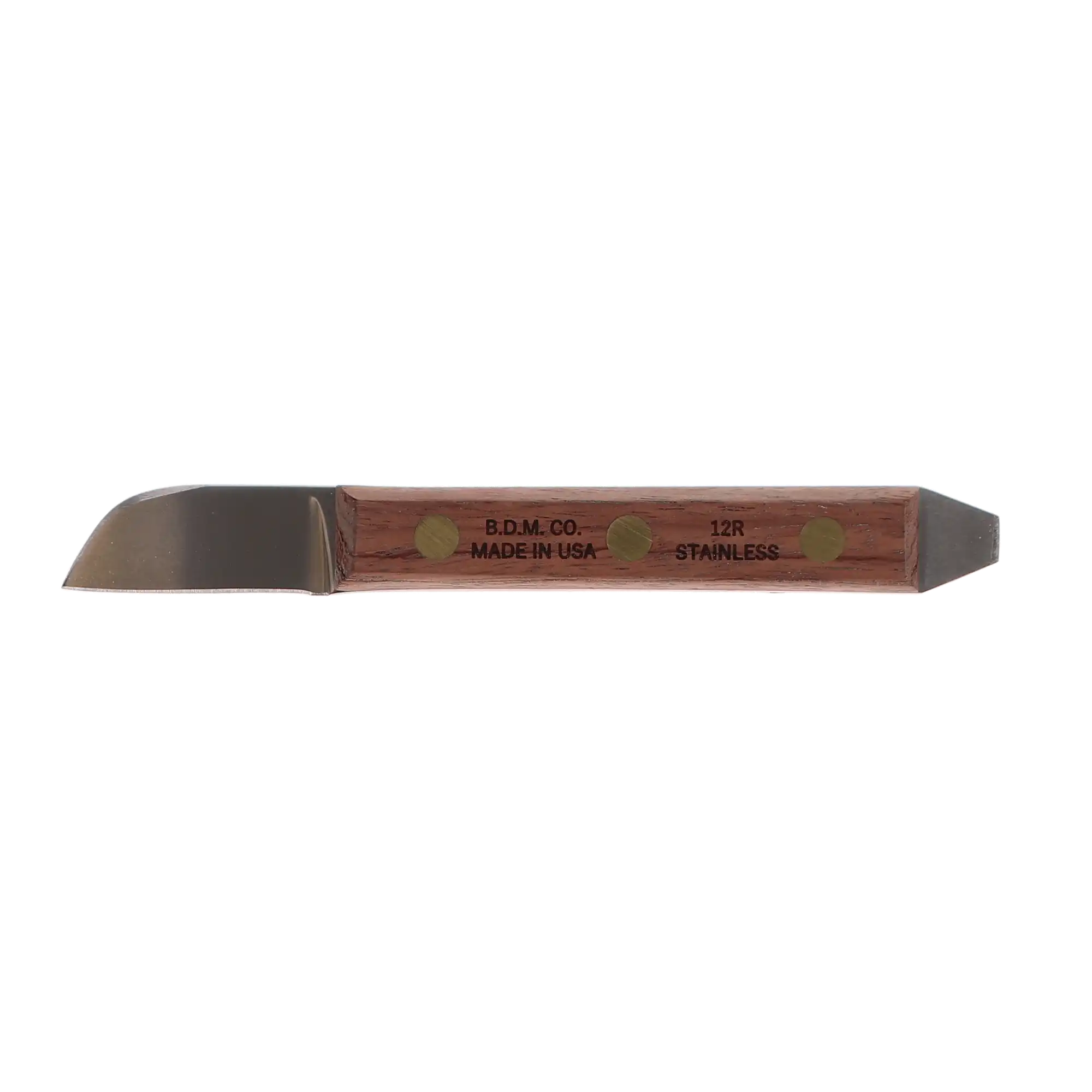 Buffalo Dental #12 Plaster Knife, Triple Riveted Rosewood Handle, 1-3/4" Carbon Steel Blade, 55700 thumbnail 5