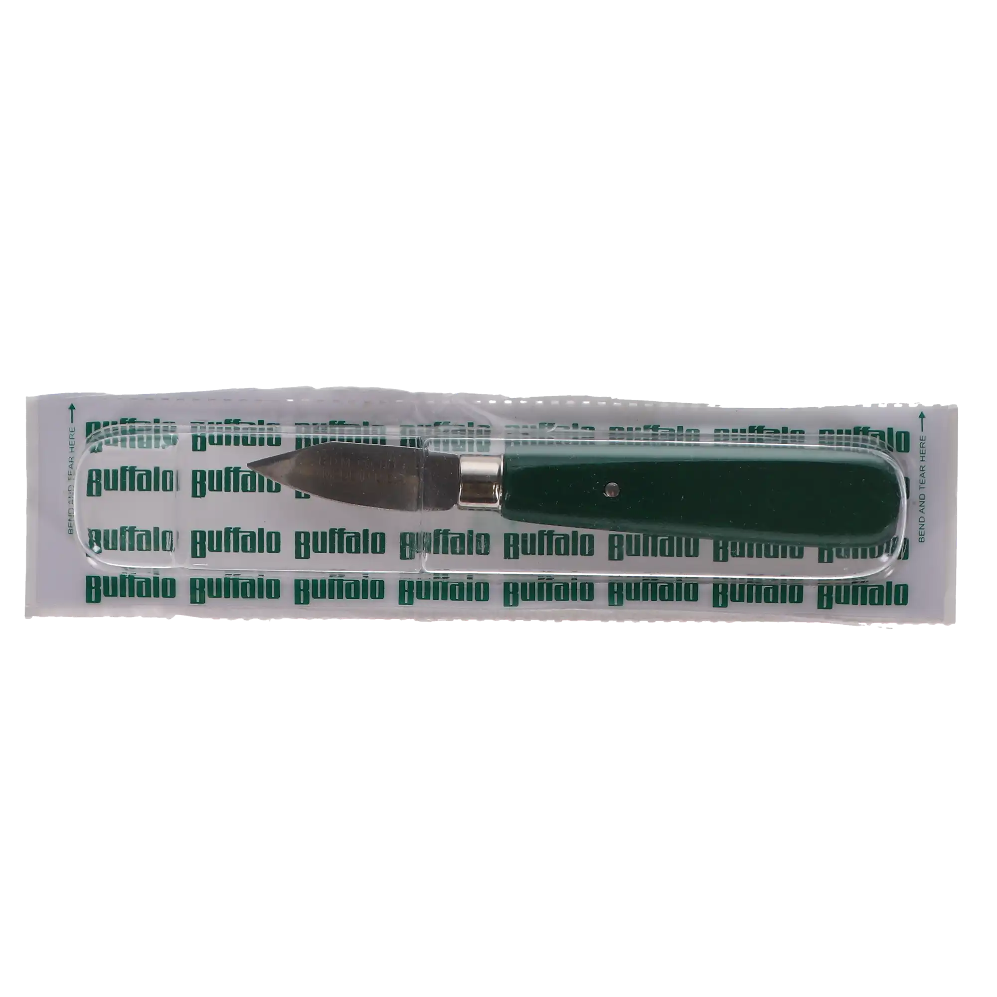 Buffalo Dental #6 Plaster Knife, Green Line Enameled Wood Handle, 1-1/2" Carbon Steel Blade, 55560 thumbnail 5