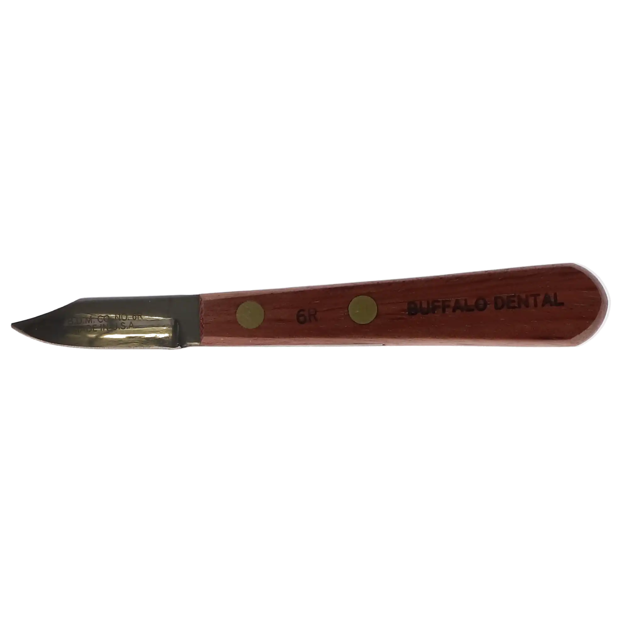Buffalo Dental #6R Plaster Knife, Rosewood Handle, 1-1/2" Carbon Steel Blade, 1/Pk, 55570 thumbnail 5