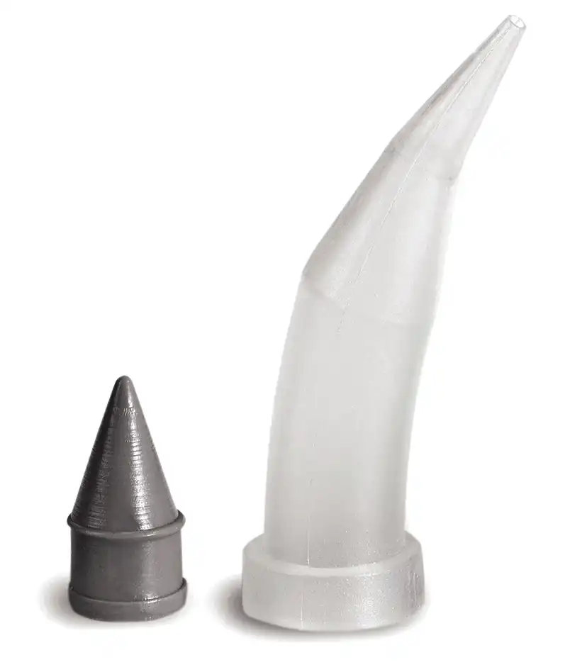 Centrix AccuDose C-R Tubes and Plugs, Medium Viscosity, Clear Tube with Grey Plug, 500/Box, 210003 thumbnail 4