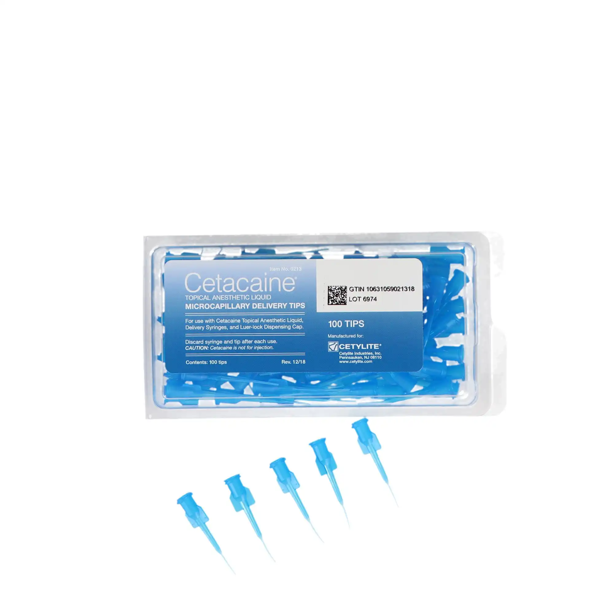 Cetacaine Microcapillary Delivery Tips, 100/Pkg, 0213 thumbnail 4