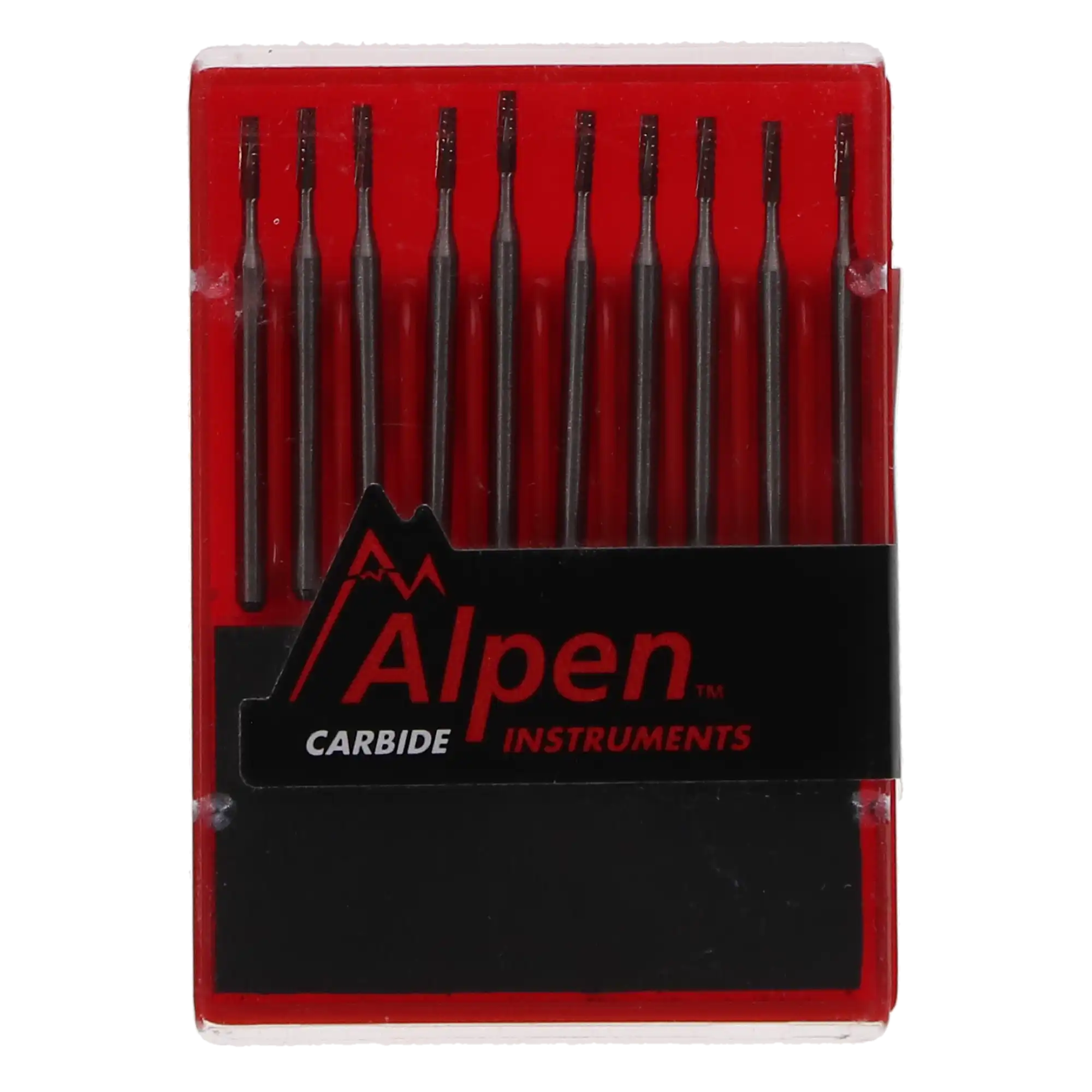 Alpen Surgical Carbide Bur, FG, Flat End Straight Fissure Cross Cut, #557, 1.0 mm, 10/Pk, R500557 thumbnail 5