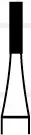Alpen Operative Carbide Bur, FG, Straight Cross Cut Fissure, #557, 1.0 mm, 10/Pk, R100557 thumbnail 2