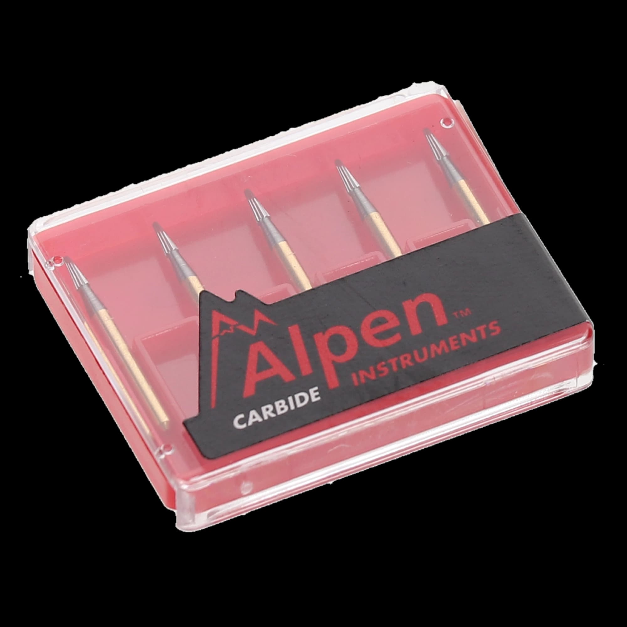 Alpen 12-Blade Trimming & Finishing Carbide Bur, FG, Interproximal, #7103, 1.2 mm, 5/Pk, R707103 thumbnail 4