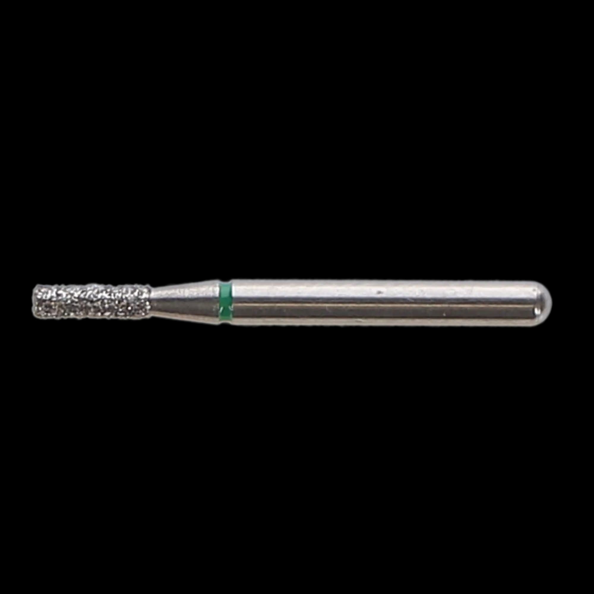 Alpen X1 Diamond Single Use Bur, FG, Cylinder Flat End, #835-012C, Coarse, Green, 1.2 mm Diameter, 4.0 mm Length, 25/Pk, X835C012 thumbnail 5
