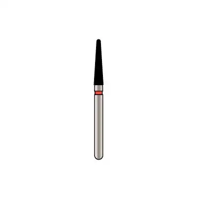 Alpen X1 Diamond Single Use Bur, FG, #856L-018SC, Tapered Round End, Super Coarse, Black, 25/Pk, X856LSC018 thumbnail 2