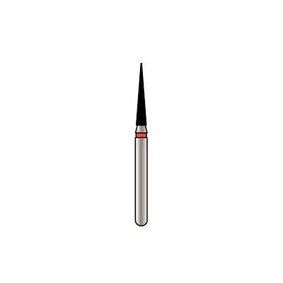 Alpen X1 Single-Use Diamond Bur, FG, #858-014F, Cone Pointed End, Fine Grit, Red Ring, 1.4 mm Diameter, 8.0 mm Length, 25/Pk, X858F014 thumbnail 9