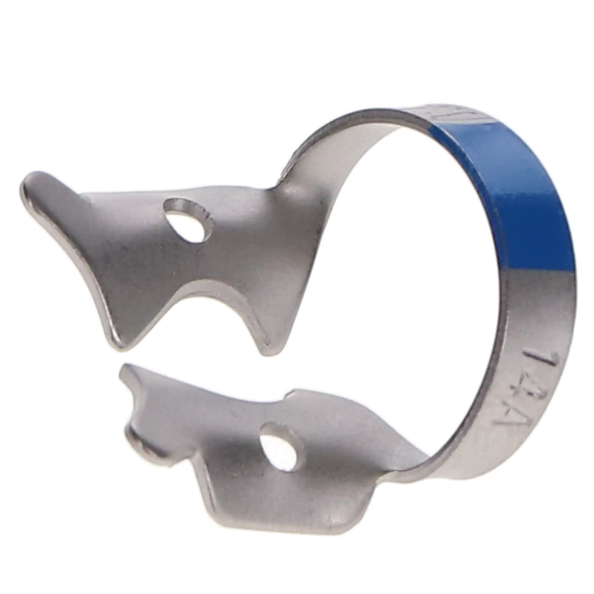 Hygenic Fiesta Rubber Dam Clamp, #14A, Winged, Color-Coded Blue, Matte Finish, H09965 thumbnail 3