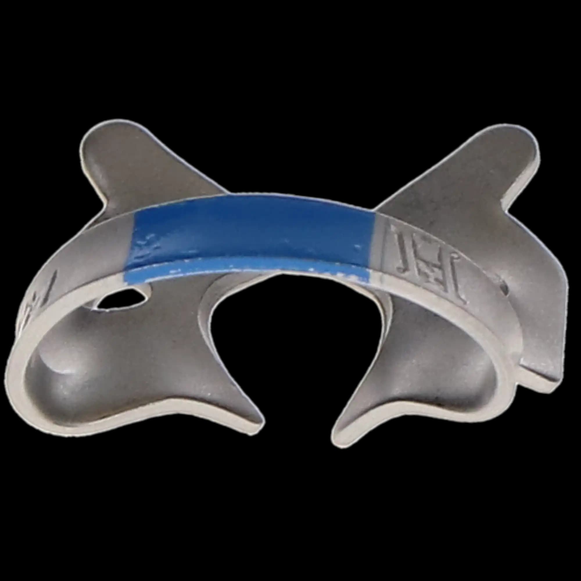 Hygenic Fiesta Rubber Dam Clamp, #14A, Winged, Color-Coded Blue, Matte Finish, H09965 thumbnail 4