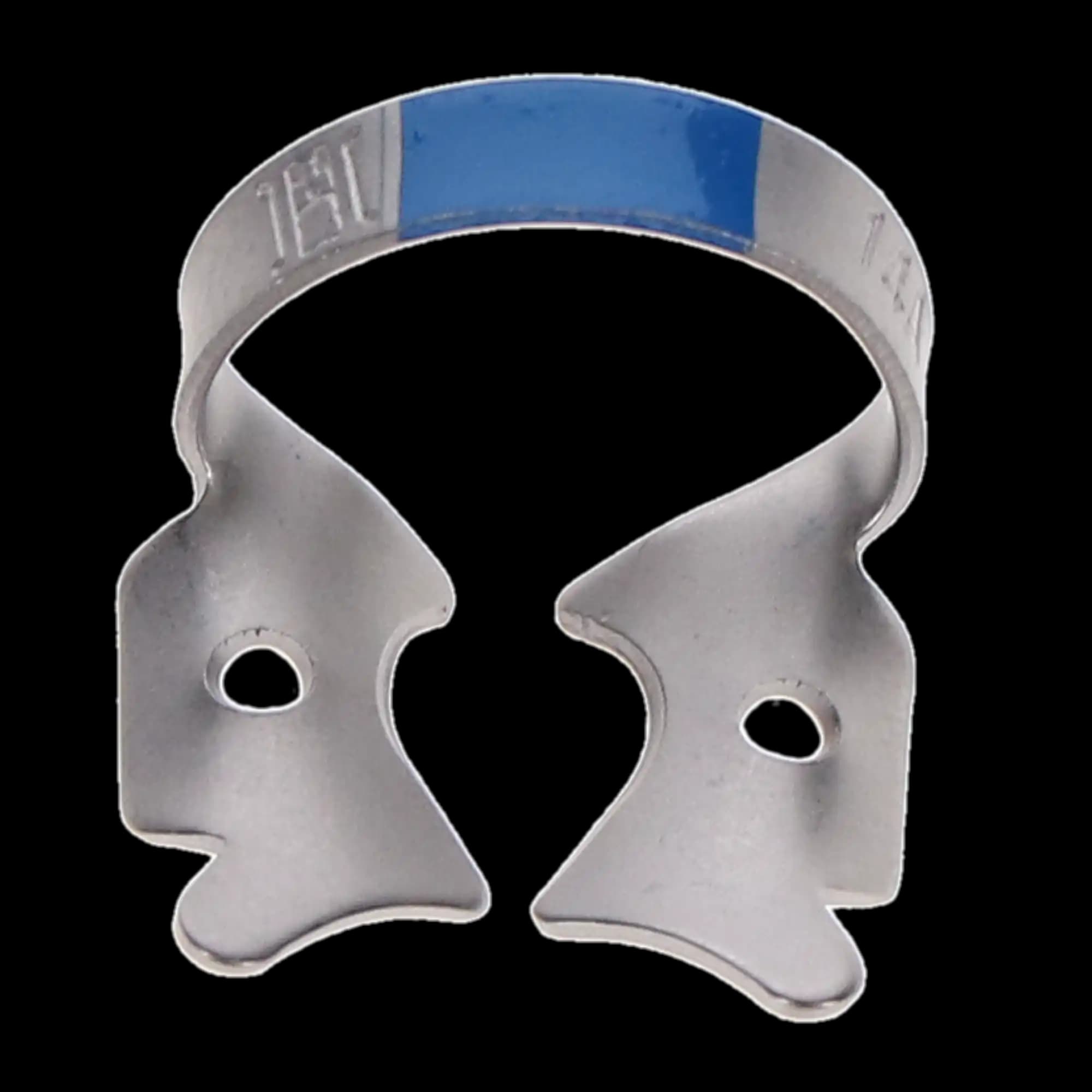 Hygenic Fiesta Rubber Dam Clamp, #14A, Winged, Color-Coded Blue, Matte Finish, H09965 thumbnail 6