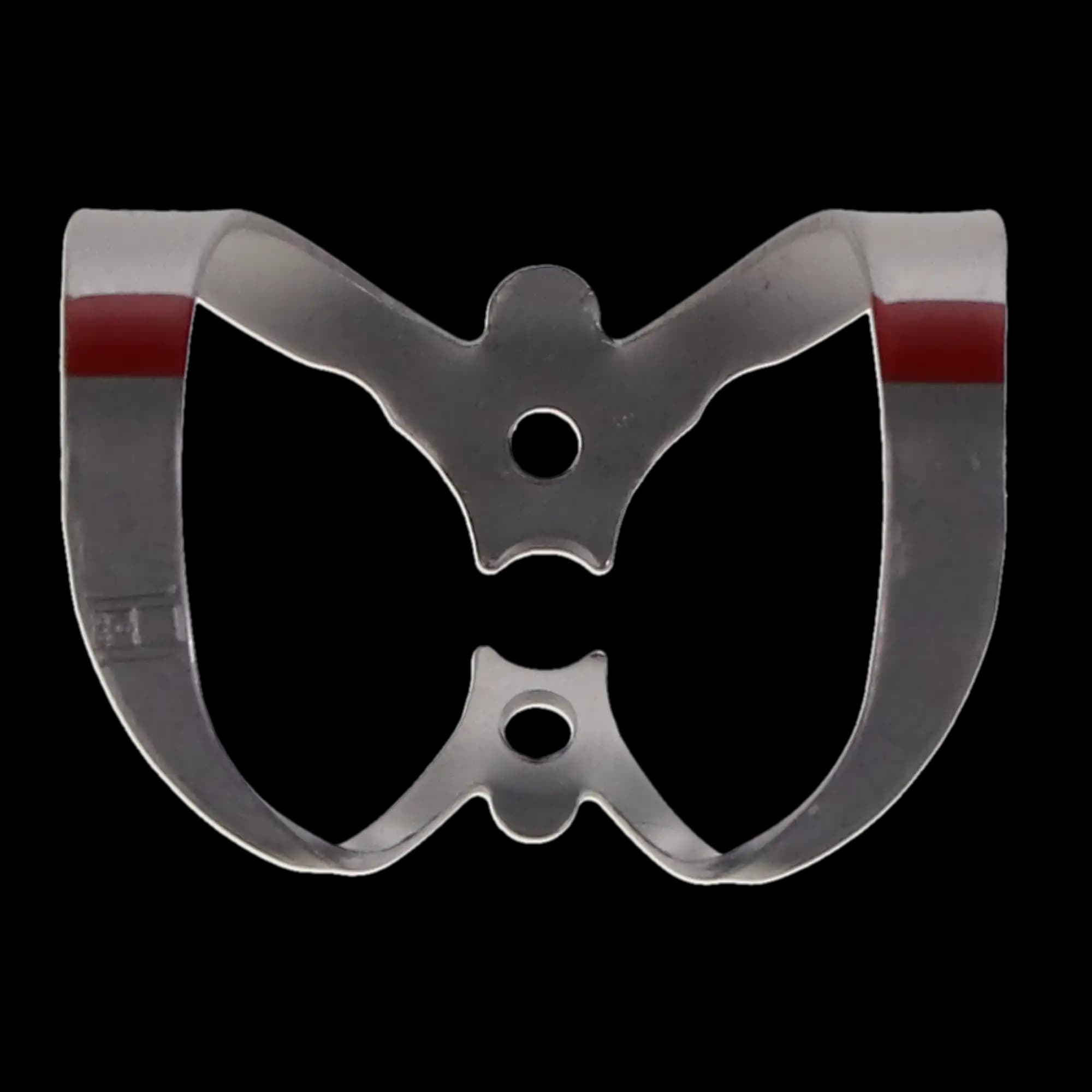 Hygenic Fiesta Color-Coded Rubber Dam Clamp, #9, Winged, Red, Anterior, Matte Finish, 1/Pk, H09962 thumbnail 6