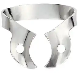 Hygenic Rubber Dam Clamp, #W8, Wingless, Gloss Finish, Upper Molar, 1/Pk, H02767 thumbnail 2