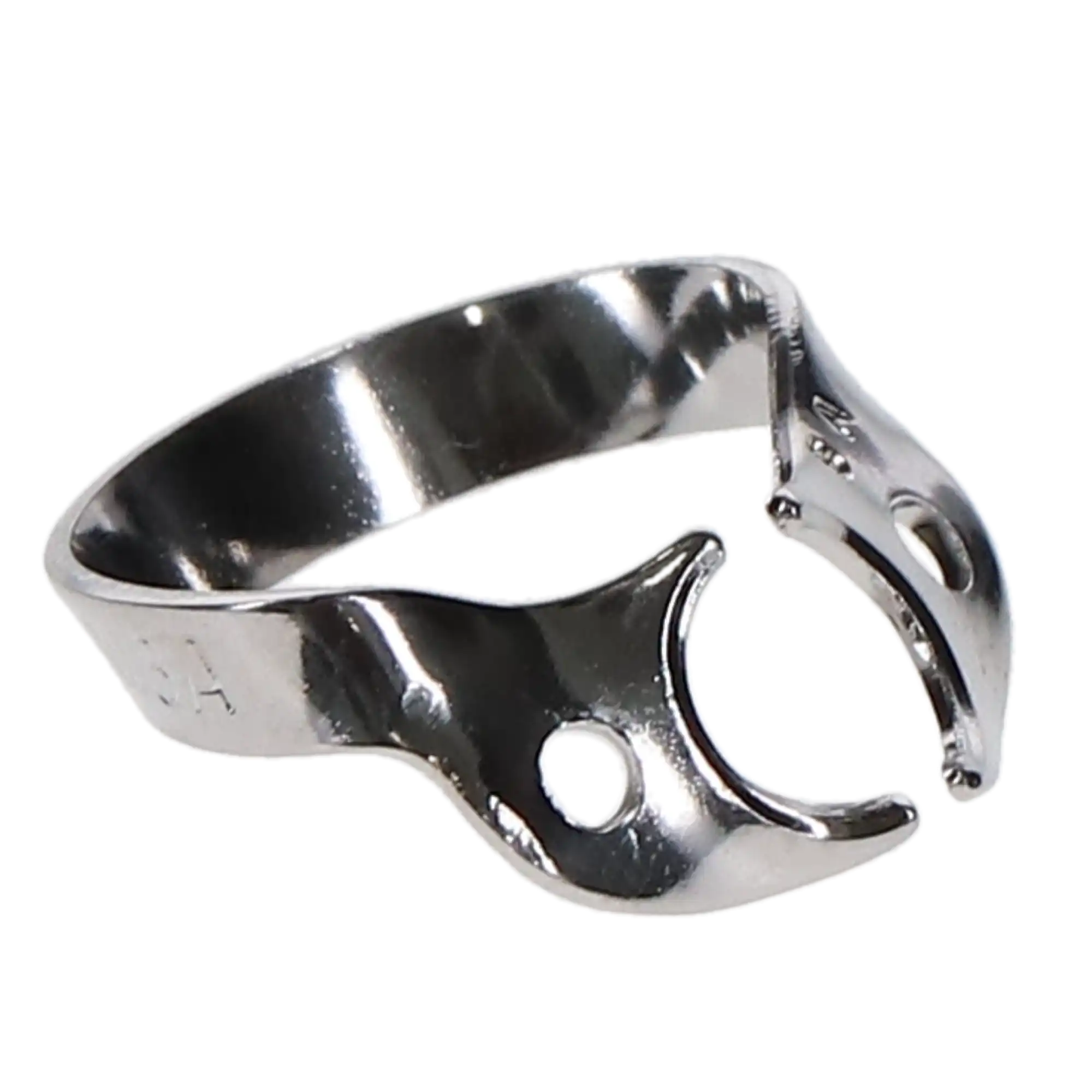 Hygenic Rubber Dam Clamp, #W8A, Wingless, Gloss Finish, Small, for Partially Erupted Molars, 1/Pk, H02766 thumbnail 3