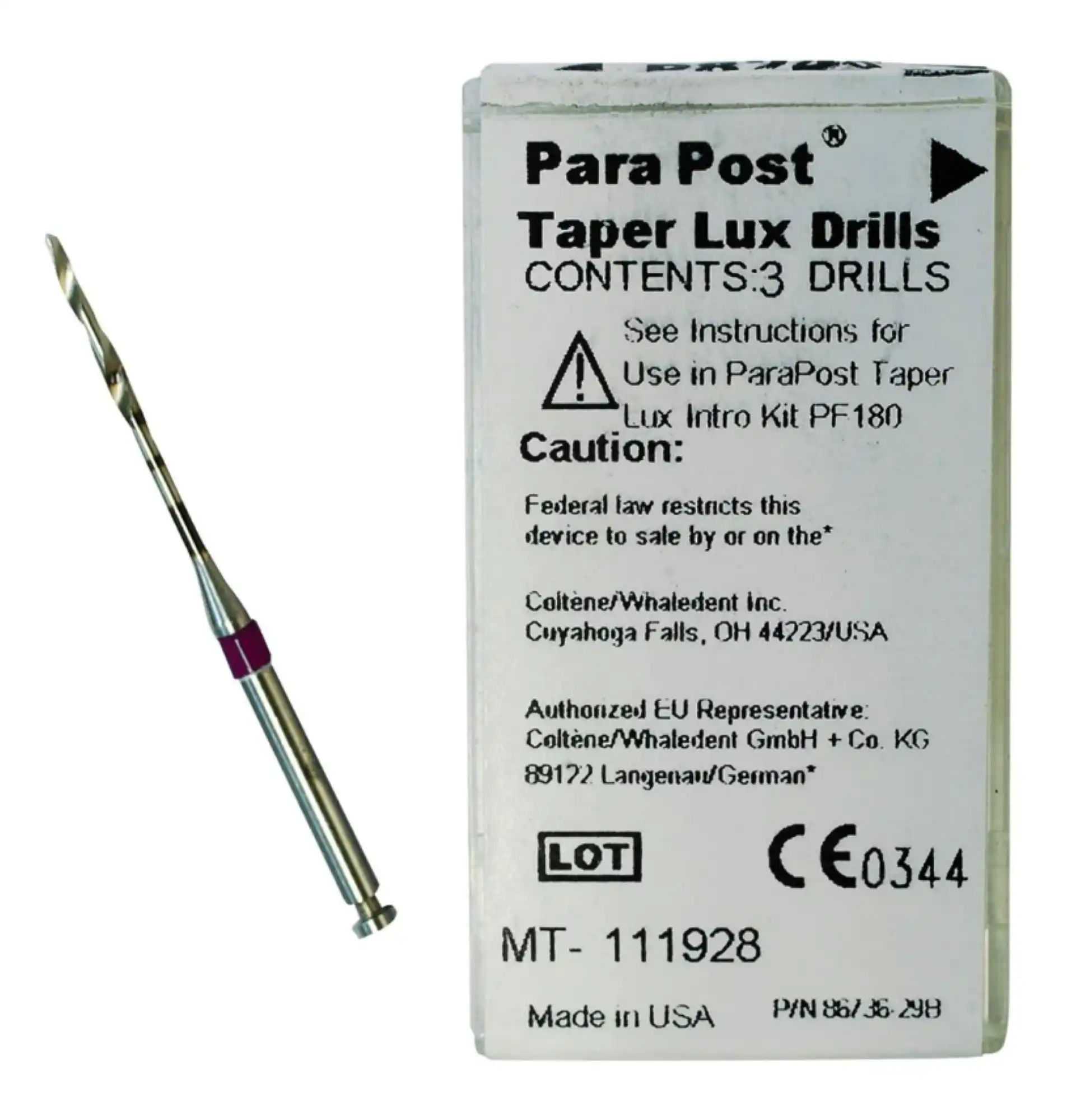 ParaPost Taper Lux Drill Refill, Size 5.5 (1.40 mm), Purple/Black, 3/Pk, P8255 thumbnail 3