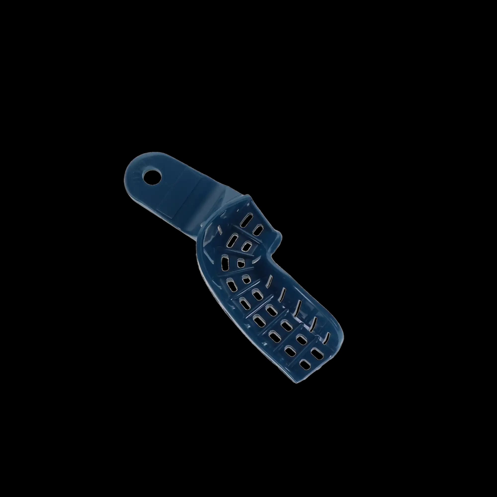 President Autoclavable Perforated Impression Tray, #7, Upper Left/Lower Right Quadrant, Blue, 12/Pk, C6956 thumbnail 4