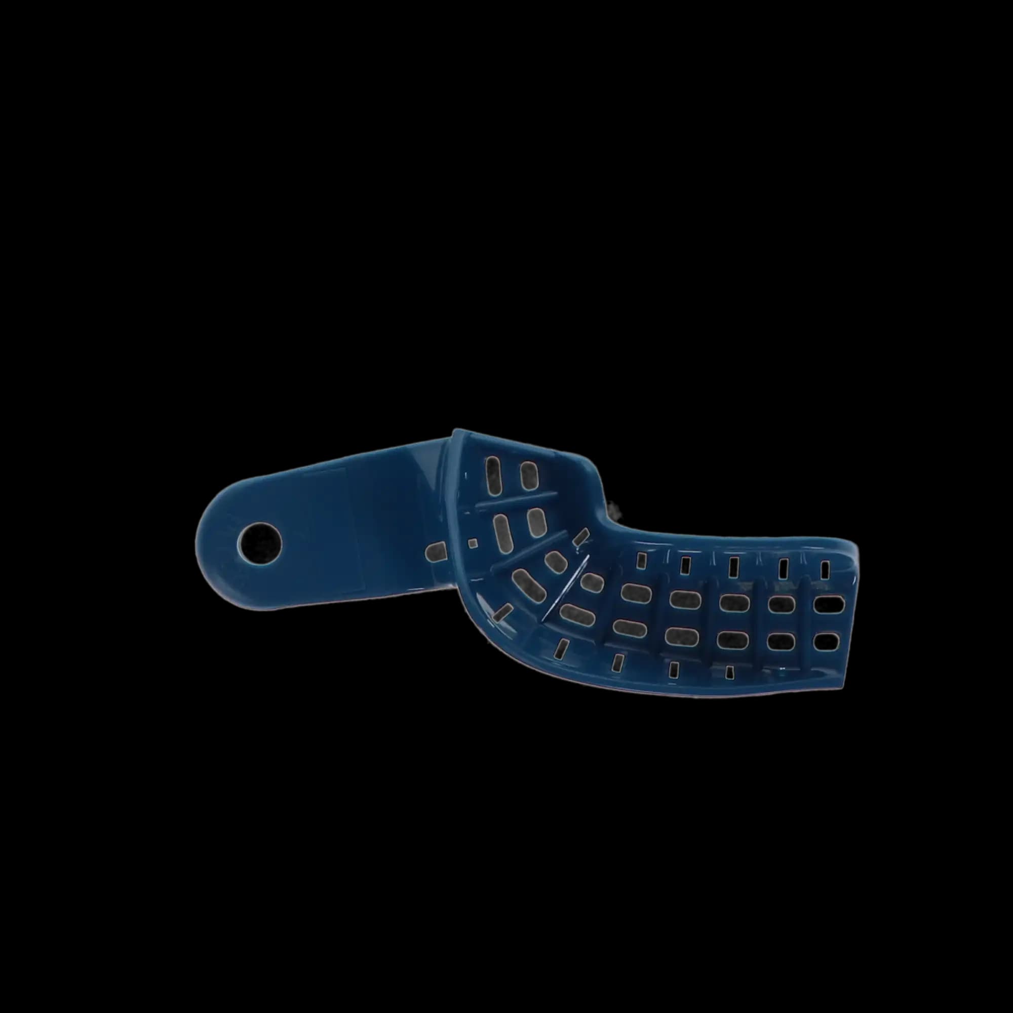 President Autoclavable Perforated Impression Tray, #7, Upper Left/Lower Right Quadrant, Blue, 12/Pk, C6956 thumbnail 6