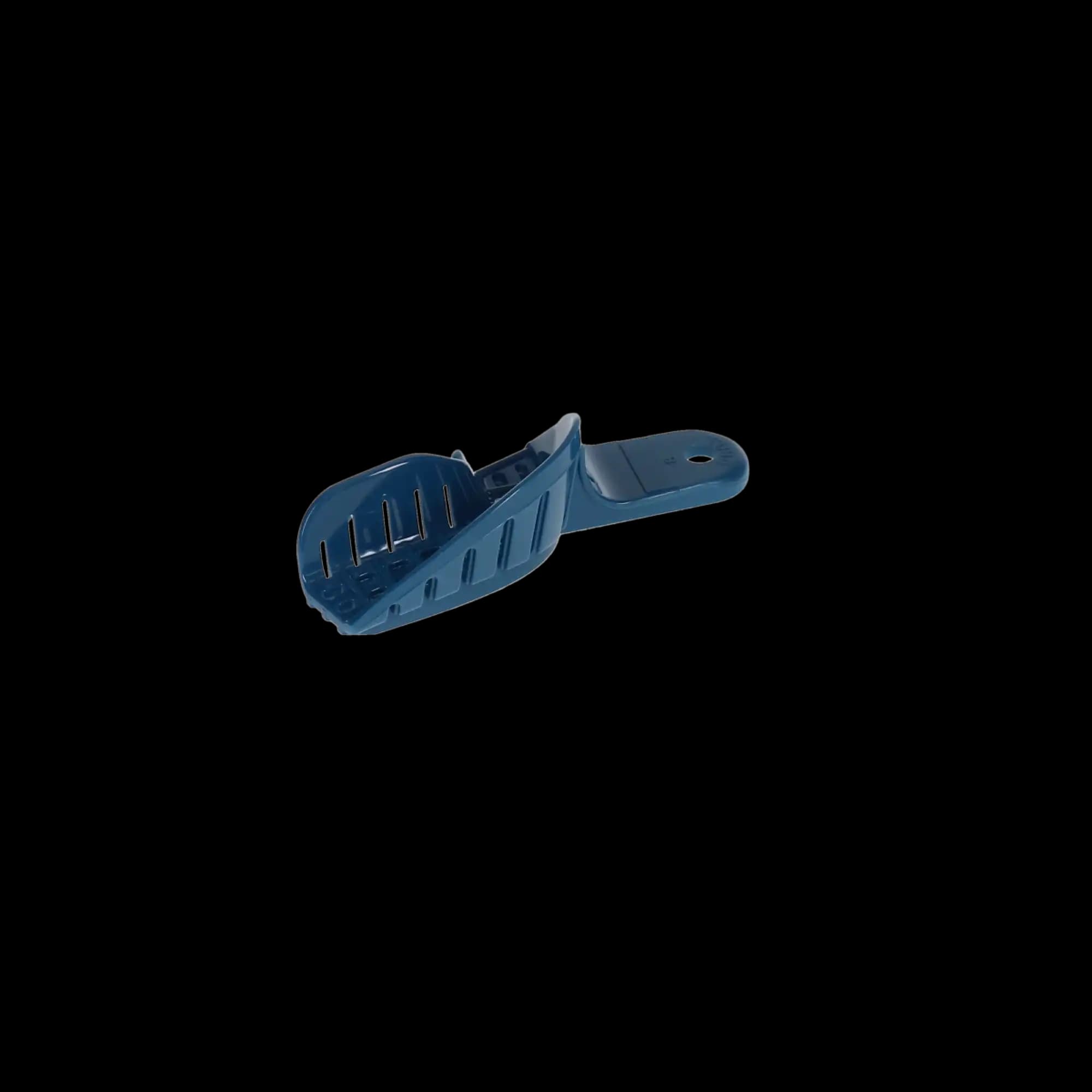 President Perforated Impression Tray, Autoclavable, Blue, Size 8, Upper Right/Lower Left Quadrant, 12/Pk, C6957 thumbnail 3