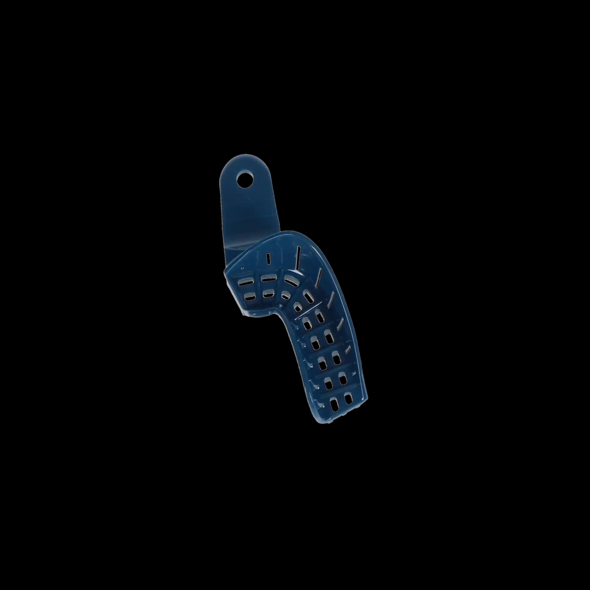 President Perforated Impression Tray, Autoclavable, Blue, Size 8, Upper Right/Lower Left Quadrant, 12/Pk, C6957 thumbnail 4